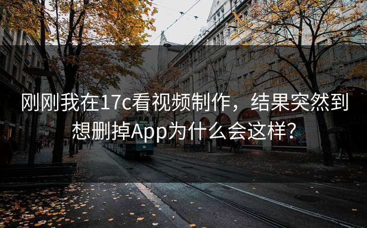 刚刚我在17c看视频制作，结果突然到想删掉App为什么会这样？
